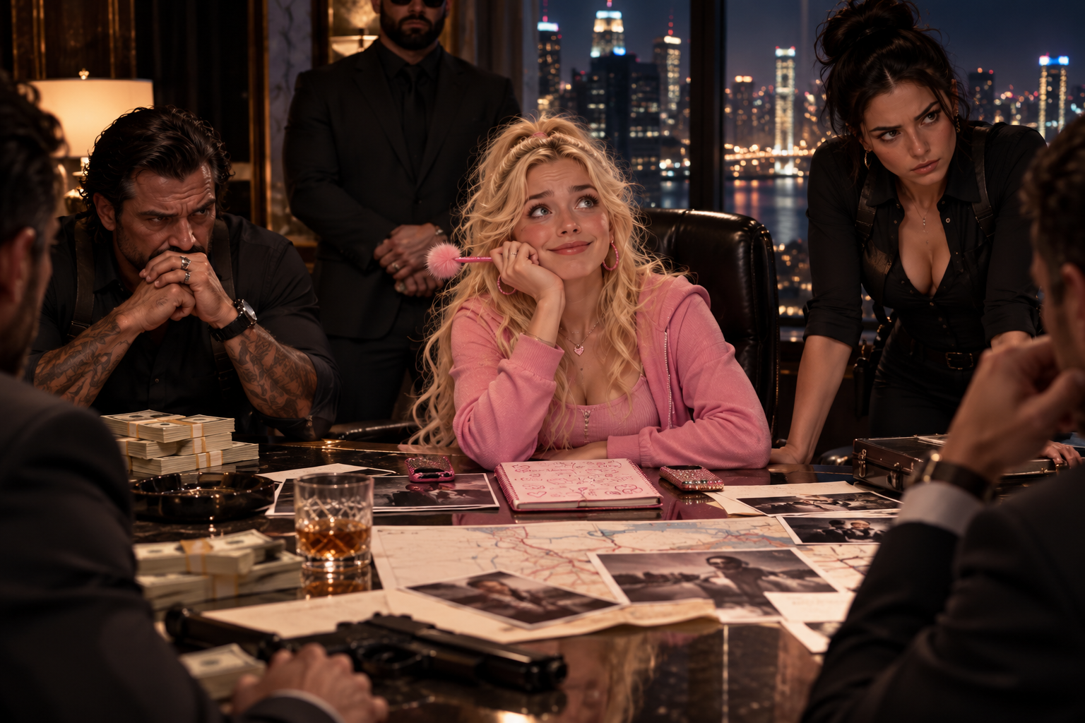 Cover art for Criminally Clueless, a comedy scenario on AI Dungeon