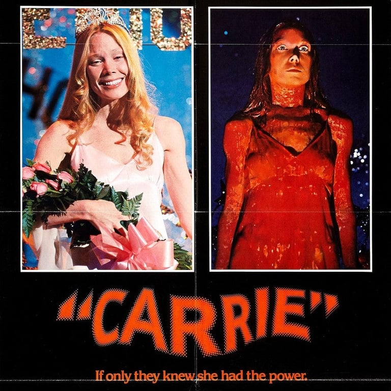 Cover art for Carrie 1976, a horror scenario on AI Dungeon