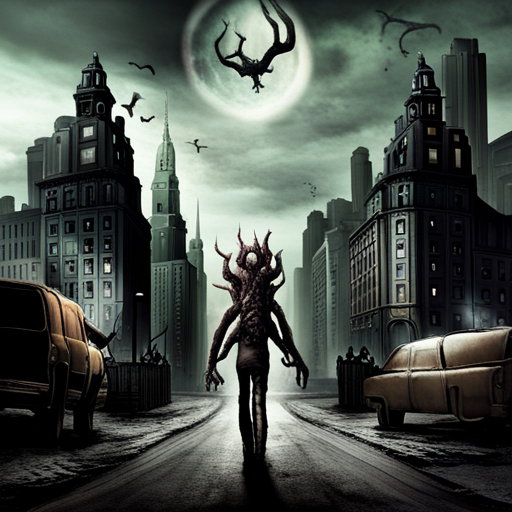 Cover art for When The World Stopped, a lovecraftian scenario on AI Dungeon