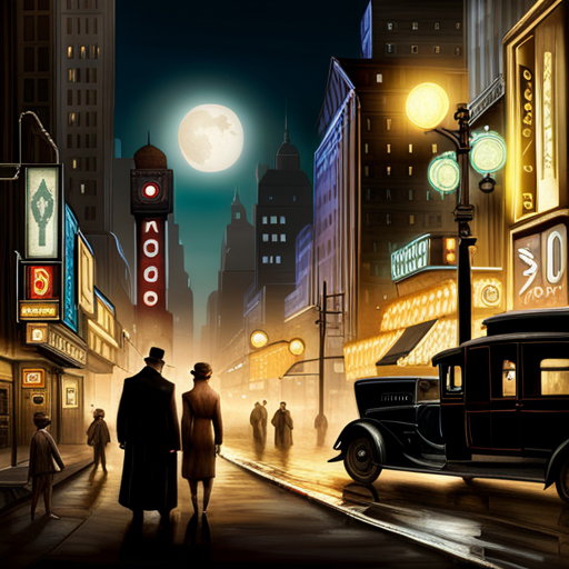 Cover art for The Roarin’ Twenties: An Open Sandbox RPG, a mobsters scenario on AI Dungeon