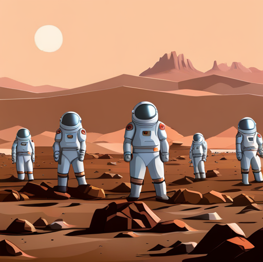 Cover art for Life On Mars: A Sandbox RPG, a mars scenario on AI Dungeon