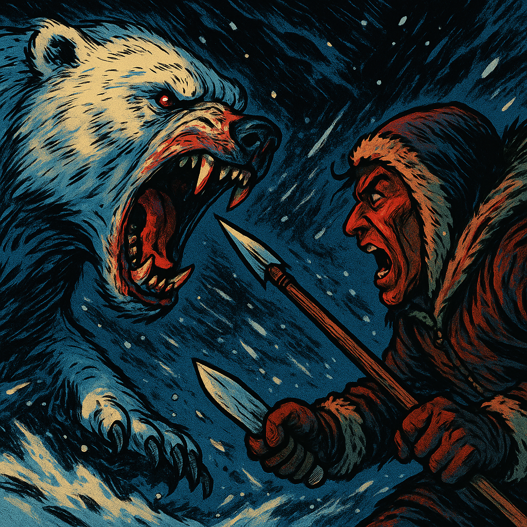 Cover art for Blood on the Ice: The Arctic, a historical scenario on AI Dungeon