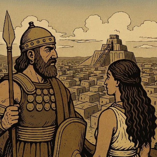 Cover art for The Sumerian RPG, a historical scenario on AI Dungeon