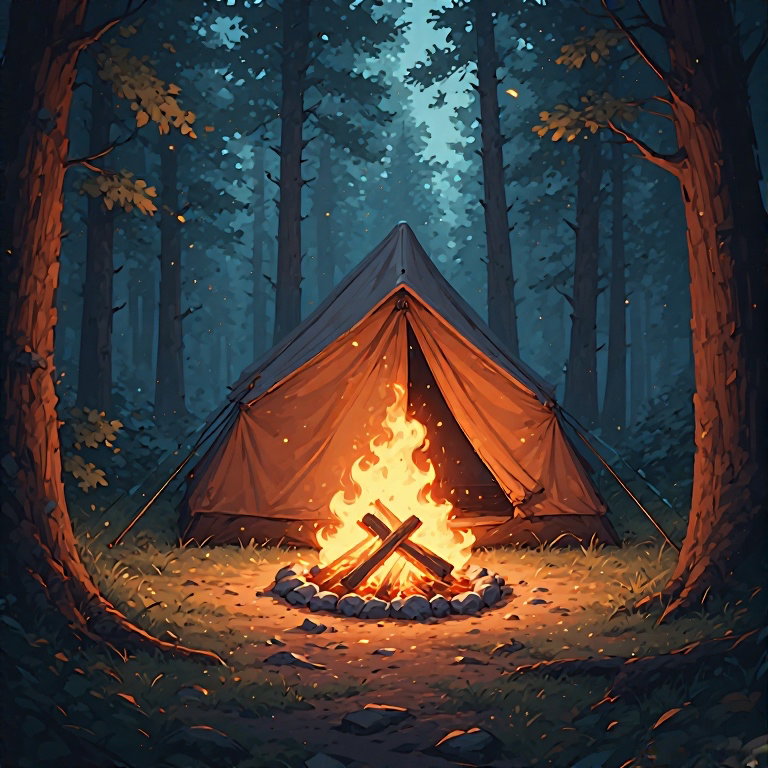 Cover art for Lesley VS WILD, a camping scenario on AI Dungeon