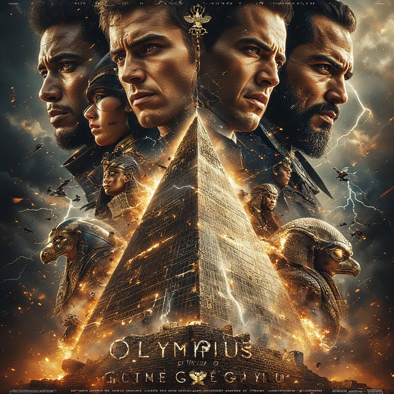 Cover art for OLYMPUS' LINEAGE, a superhero scenario on AI Dungeon