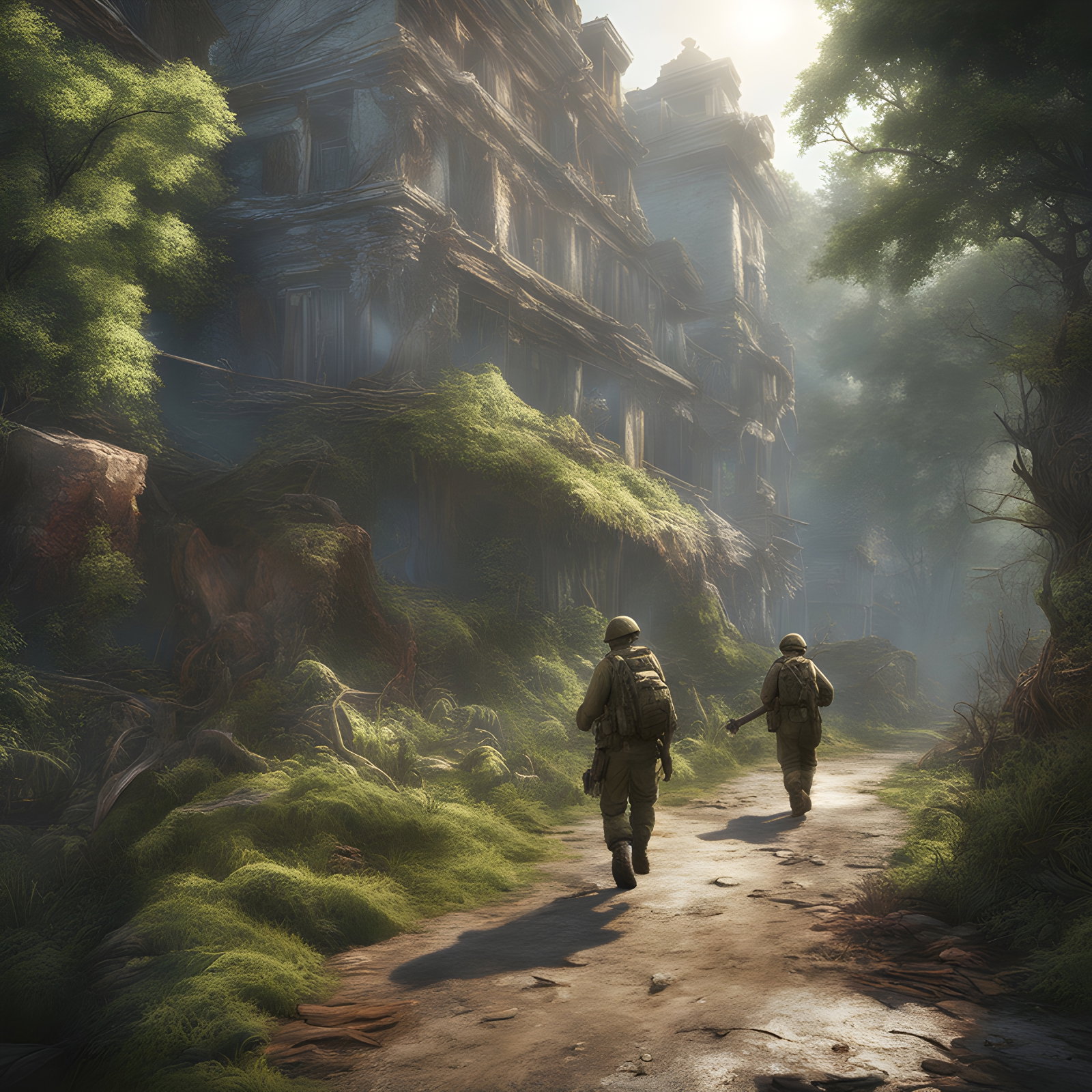 Cover art for All Dead On The Eastern Front, a zombies scenario on AI Dungeon