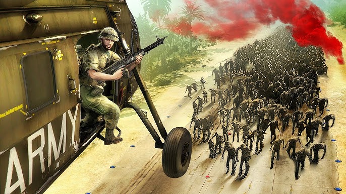 Cover art for Green Hell Overflows, a zombie apocalypse scenario on AI Dungeon