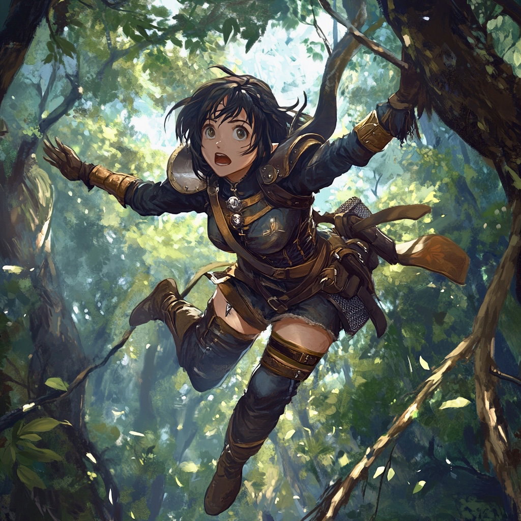 Cover art for The Luckiest Adventurer, a fantasy scenario on AI Dungeon