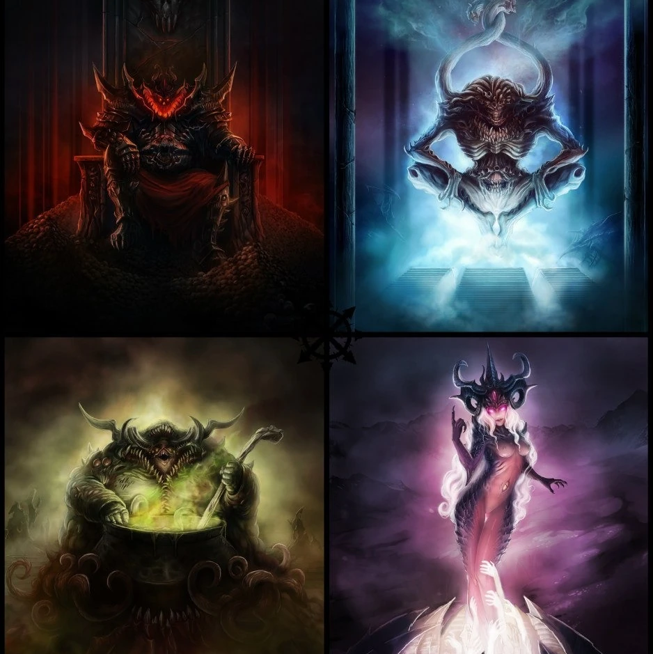 Cover art for Chaos Gods Roommates, a casual scenario on AI Dungeon