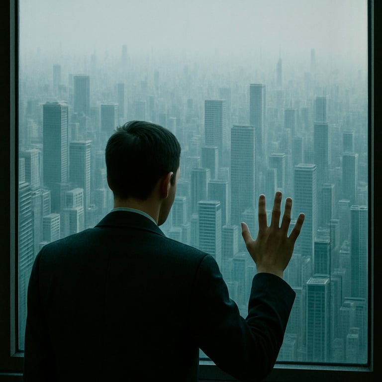 Cover art for Skylines, a mystery scenario on AI Dungeon