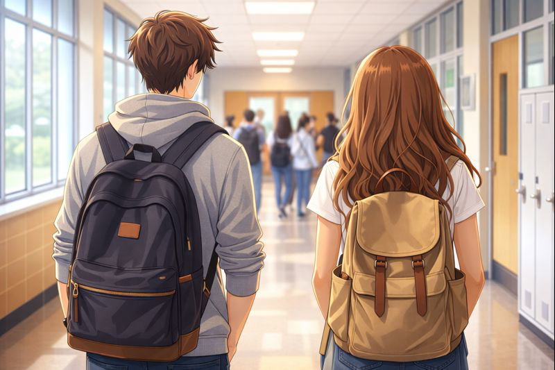 Cover art for The New Kid, a school scenario on AI Dungeon