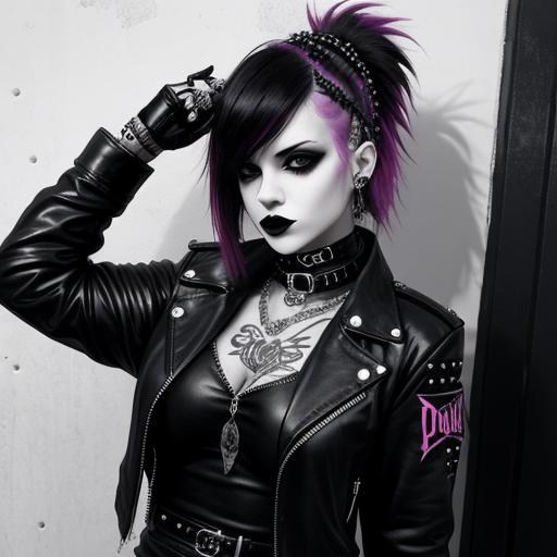 Cover art for The Mean Punk at College, a college scenario on AI Dungeon