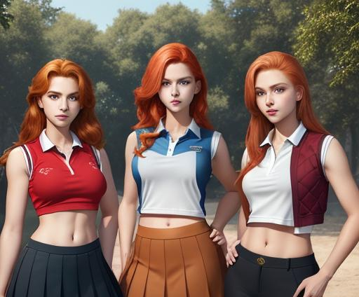 Cover art for The Mean Girls, a school scenario on AI Dungeon