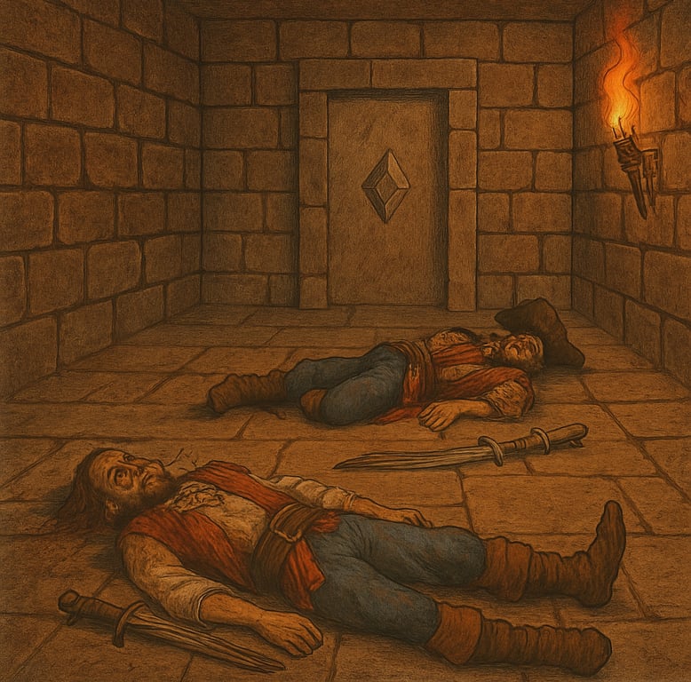 Cover art for Traprooms, a survival dungeon scenario on AI Dungeon
