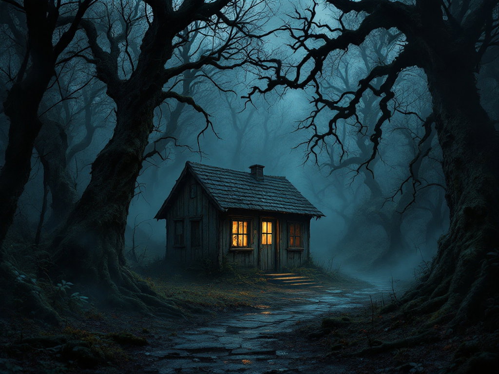 Cover art for Introverted witch, a hut scenario on AI Dungeon