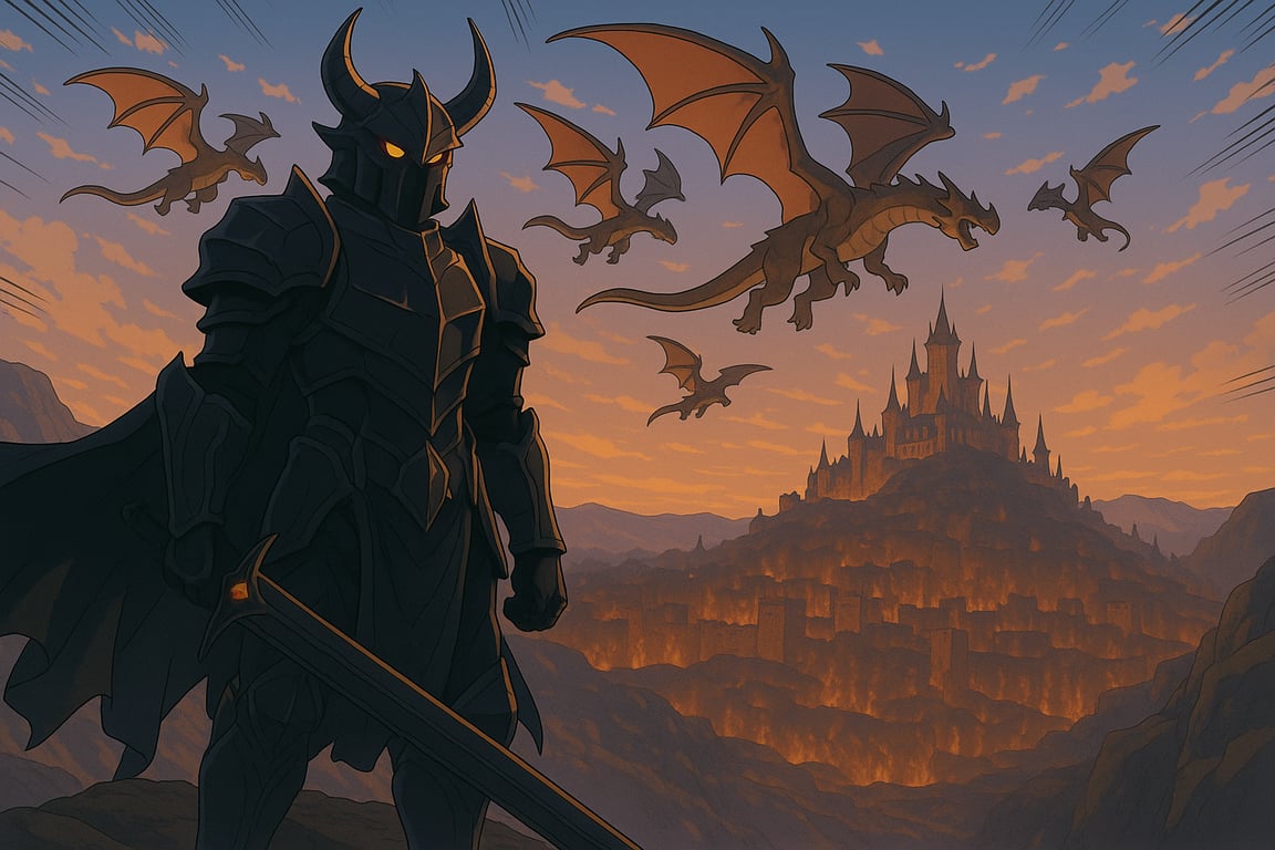 Cover art for The Demon King Won..., a darkfantasy scenario on AI Dungeon