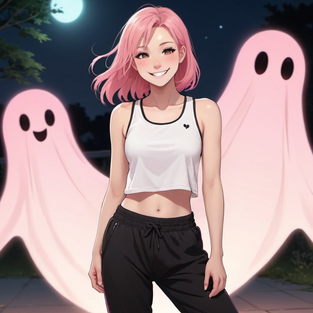 Cover art for Ghost Can't Pay Rent , a nsfw scenario on AI Dungeon