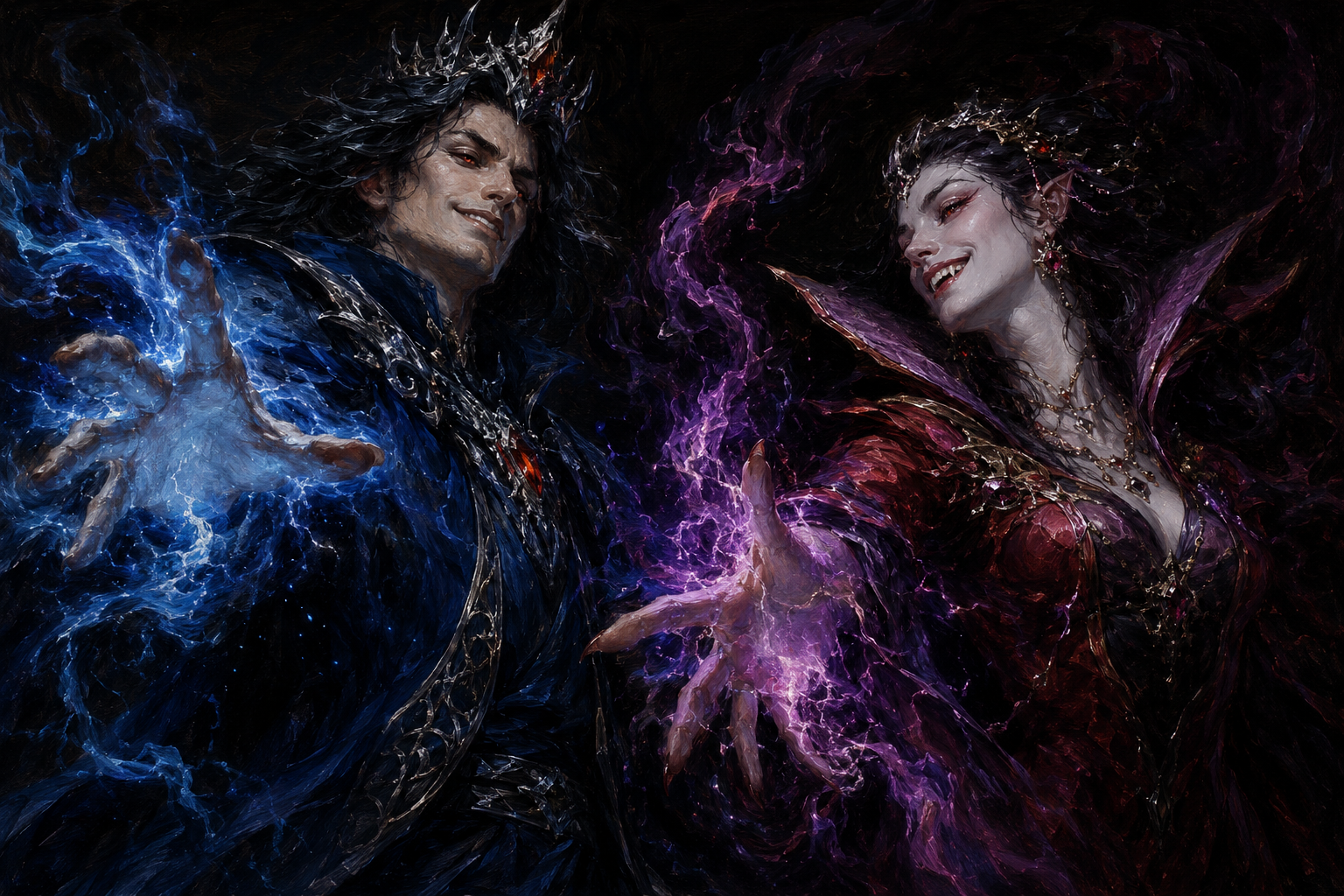 Cover art for Would You Date A Warlock?, a fantasy scenario on AI Dungeon