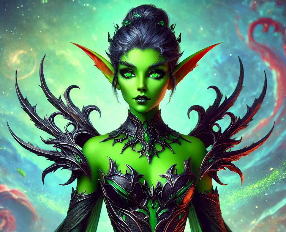 Cover art for Would You Date A Goblin Queen?, a fantasy scenario on AI Dungeon