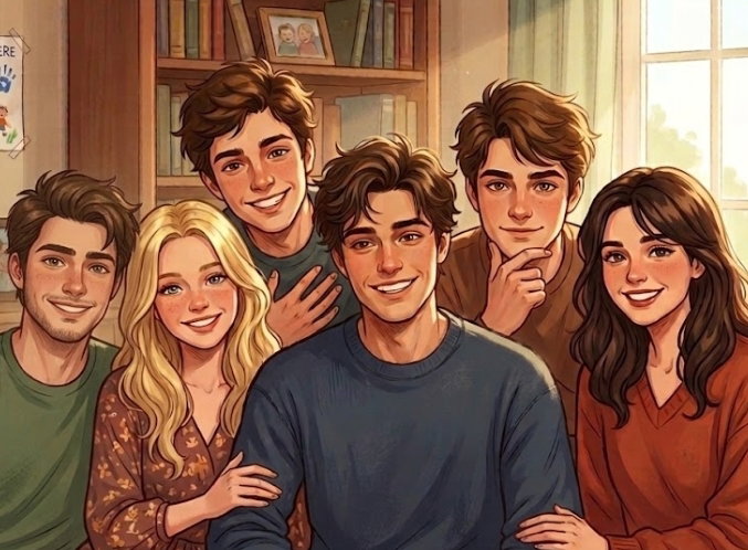 Cover art for Welcome to the family ! 🎭, a romance scenario on AI Dungeon