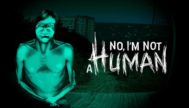 Cover art for “No, I am not a human.”, a horror scenario on AI Dungeon