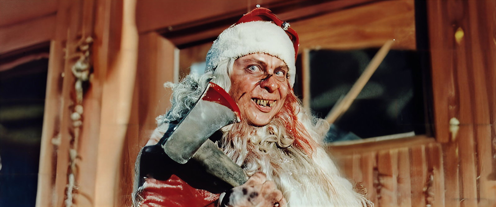 Cover art for Chistmas Eve with a Killer dressed as Santa, a priceless presents scenario on AI Dungeon