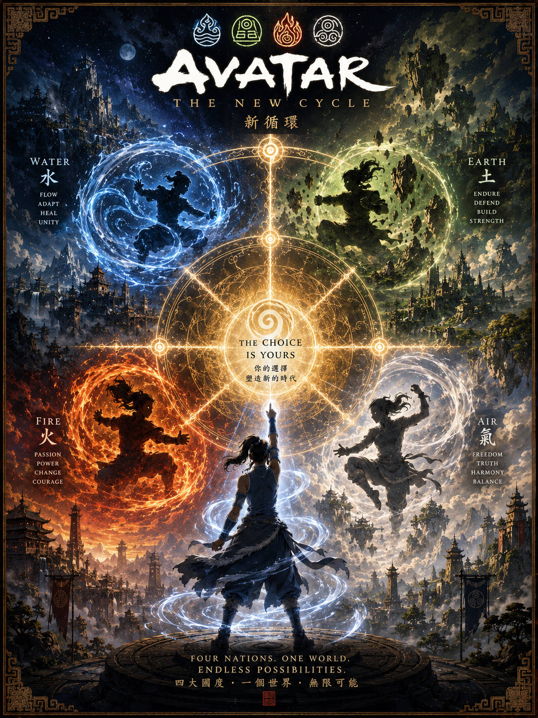 Cover art for Avatar: the new cycle, an adventure world on Voyage