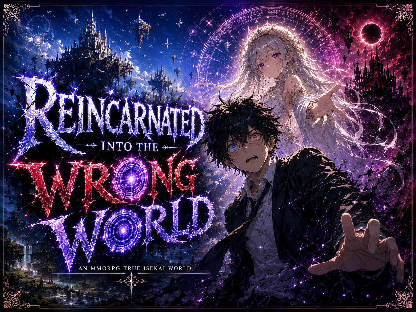 Cover art for Reincarnated into the wrong world, a fantasy world on Voyage