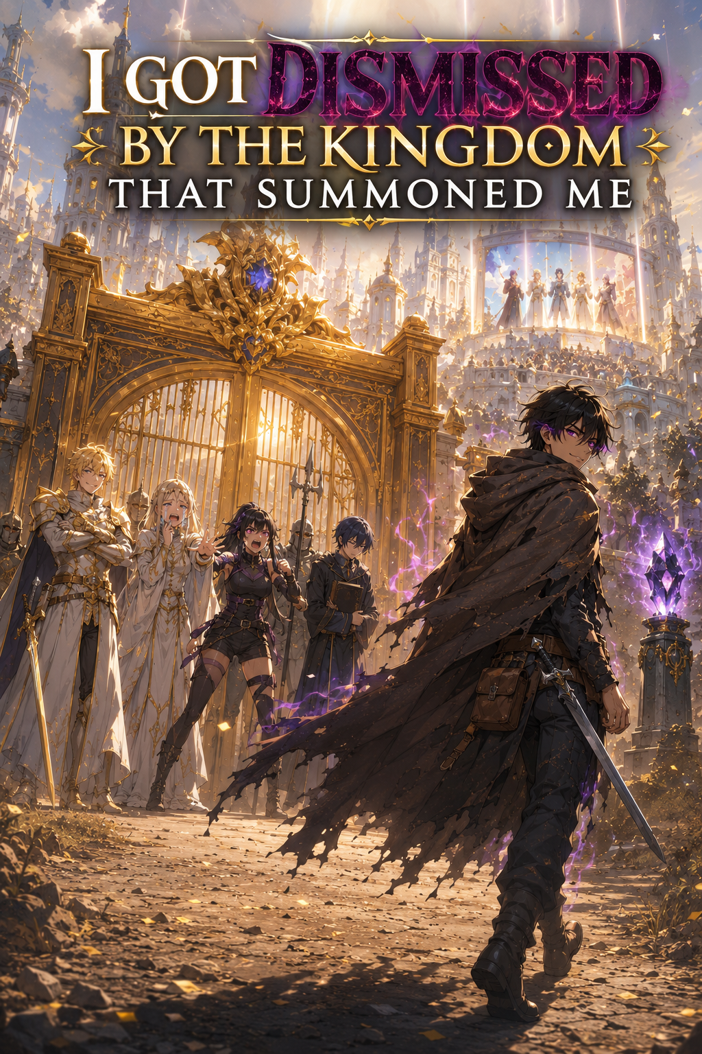 Cover art for I GOT DISMISSED BY THE KINGDOM THAT SUMMONED ME, a fantasy world on Voyage