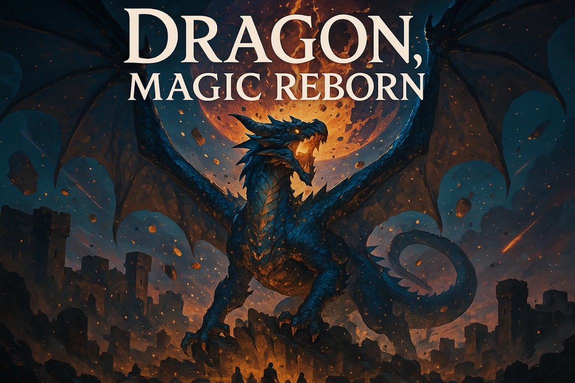 Cover art for Dragon, Magic Reborn, a dragon scenario on AI Dungeon