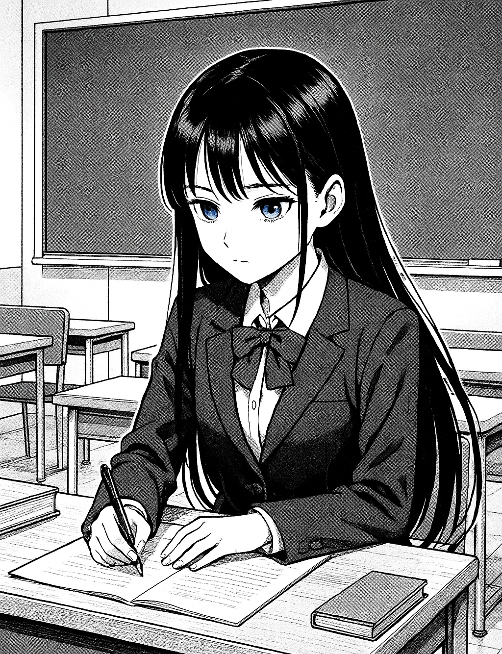 Cover art for Autistic classmate , a school life scenario on AI Dungeon