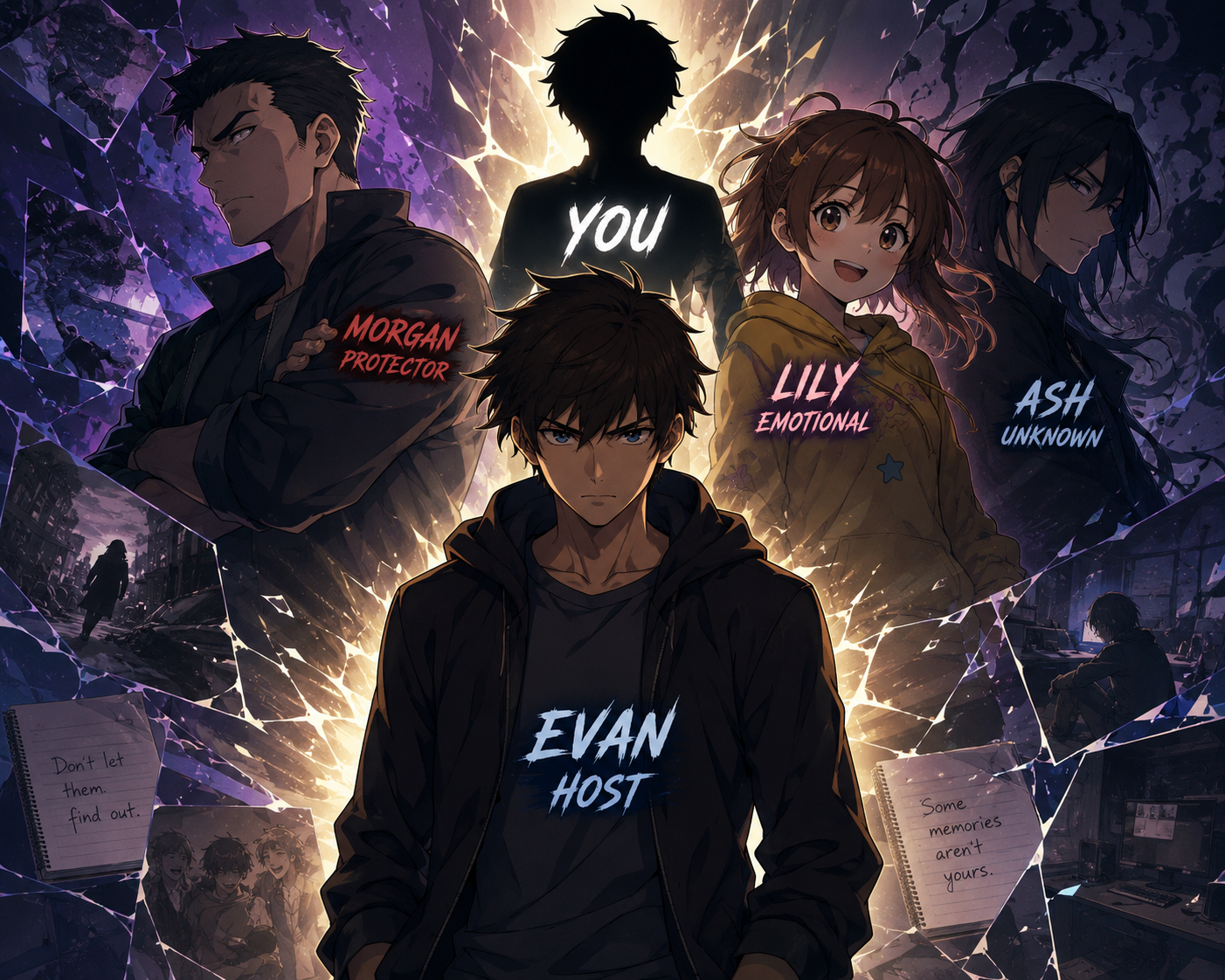 Cover art for New Personality, a half done 4 scenario on AI Dungeon