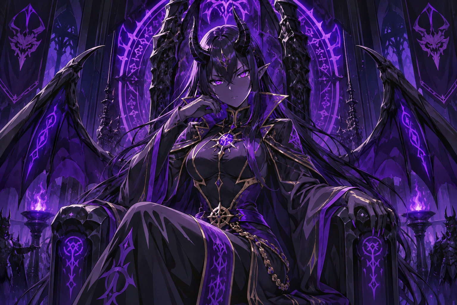 Cover art for She's Pure Evil, a half done 4 scenario on AI Dungeon