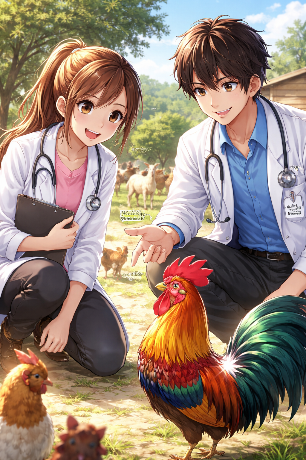Cover art for 🐤 For the Birds 🐓, a magic scenario on AI Dungeon