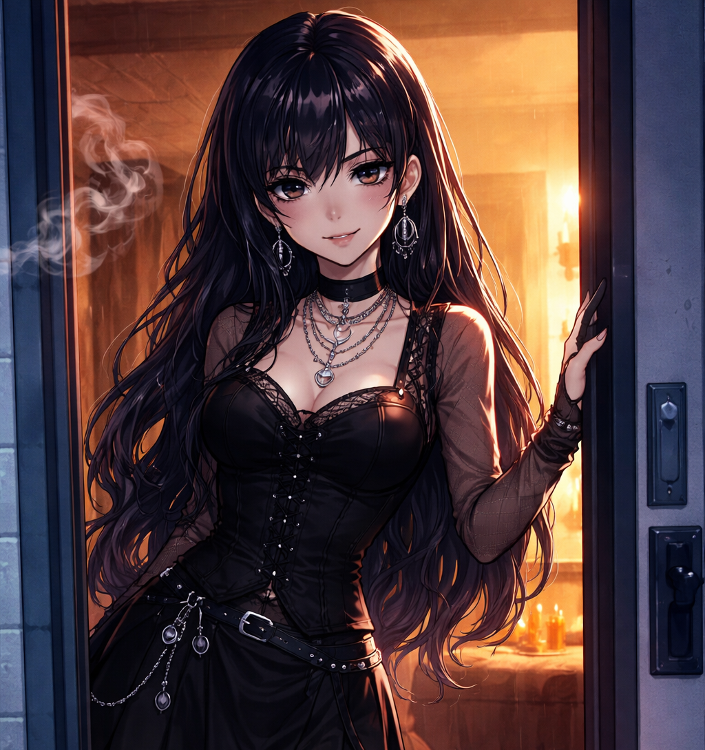 Cover art for 🖤 Lucy Nightshade 🥀, a modern scenario on AI Dungeon