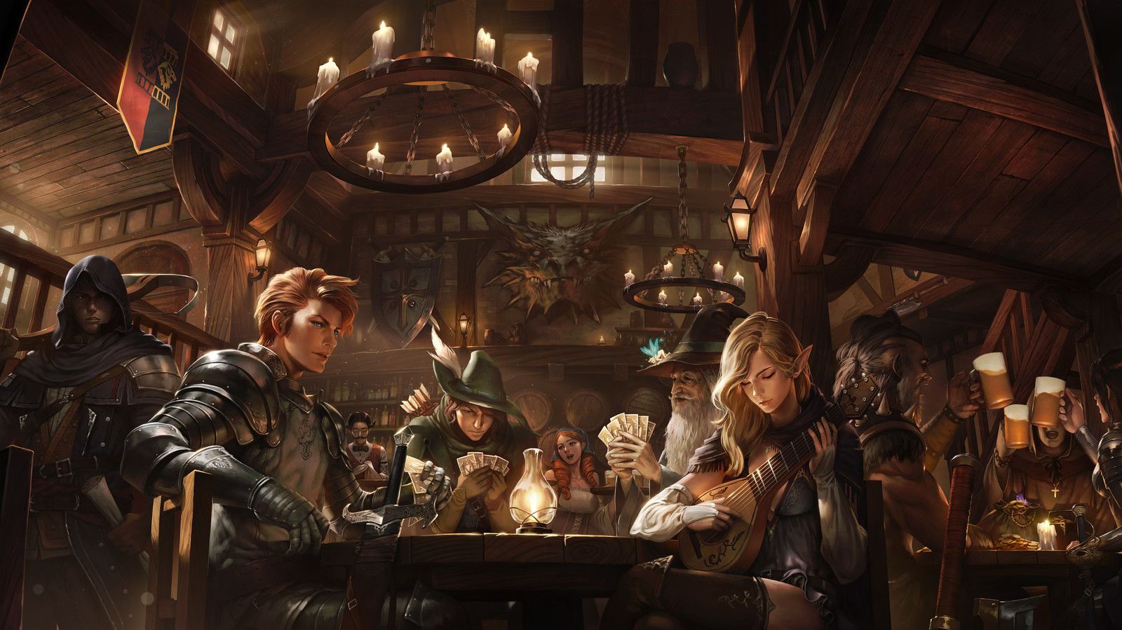 Cover art for Adventurer Party, a fantasy scenario on AI Dungeon