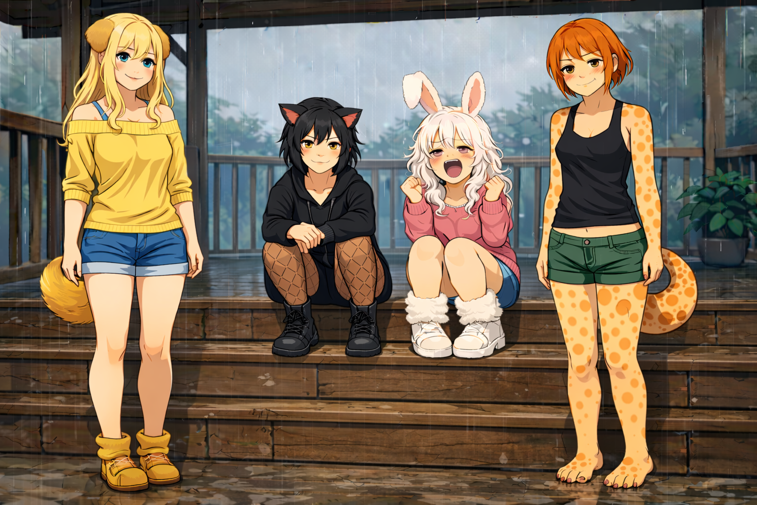 Cover art for A Pet on Your Porch, a demihuman scenario on AI Dungeon