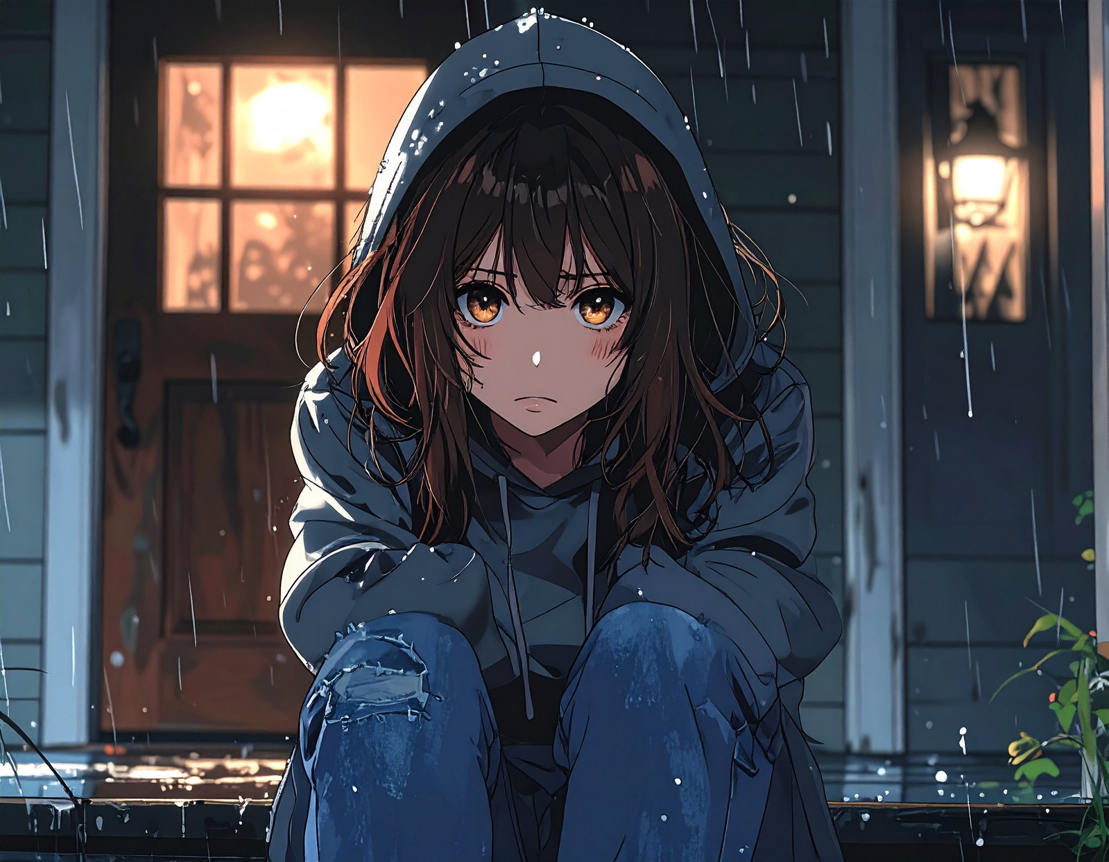 Cover art for Your Ex on Your Doorstep, a modern scenario on AI Dungeon