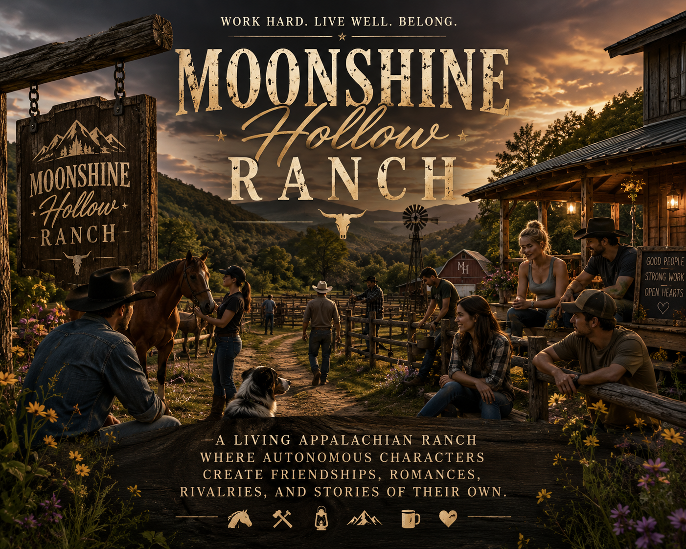 Cover art for Moonshine Hollow Ranch on AI Dungeon