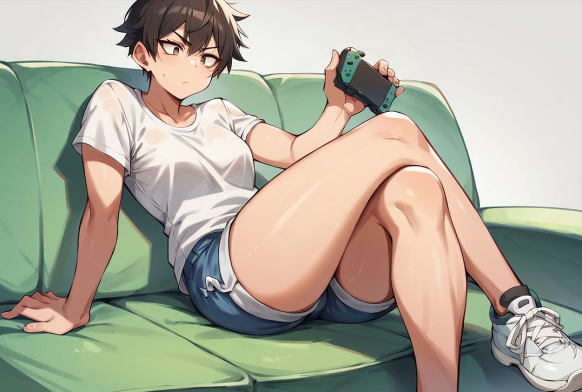 Cover art for She can’t let you win. , a tomboy scenario on AI Dungeon