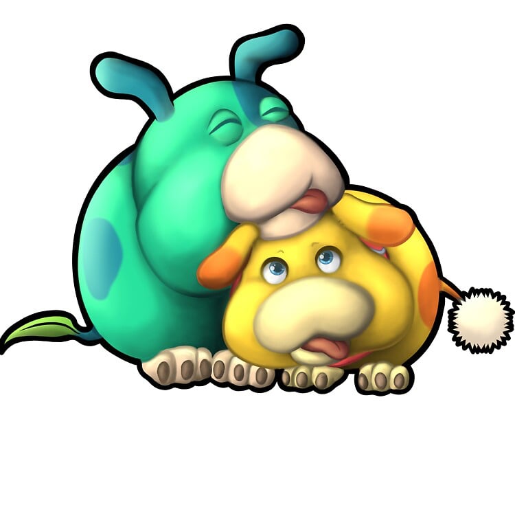 Cover art for Oatchi and Moss’ New Home, a pikmin scenario on AI Dungeon