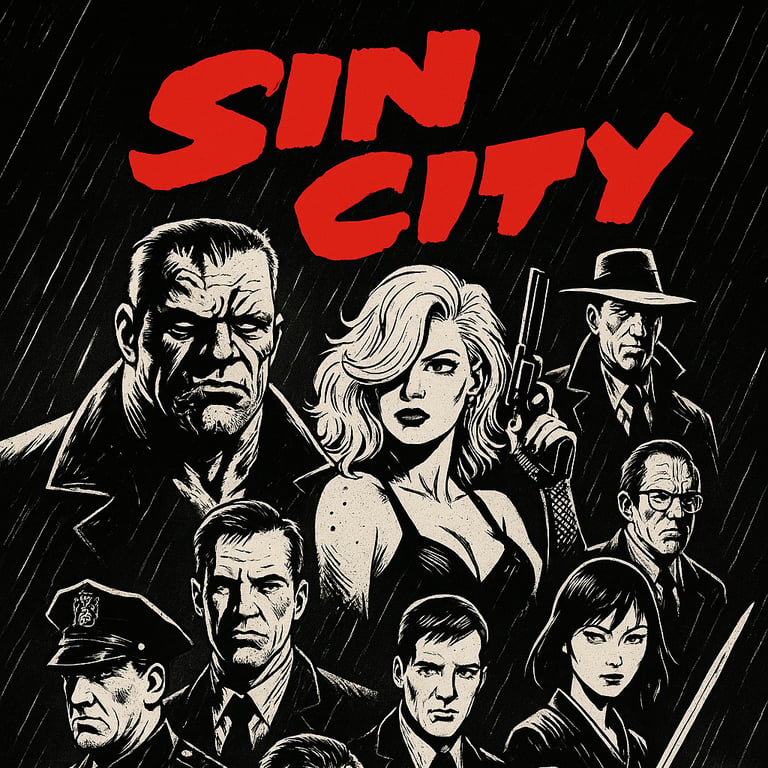 Cover art for Sin City, a sin city scenario on AI Dungeon