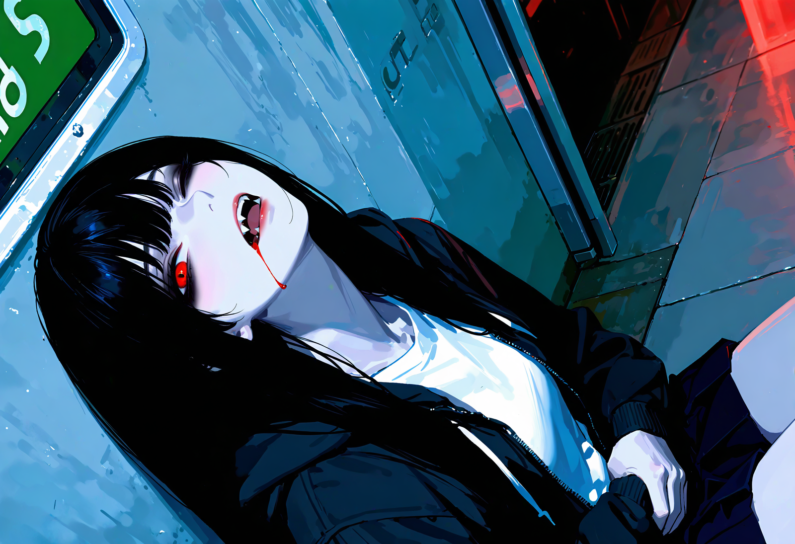 Cover art for 🩸 Bound by Blood, a romance scenario on AI Dungeon