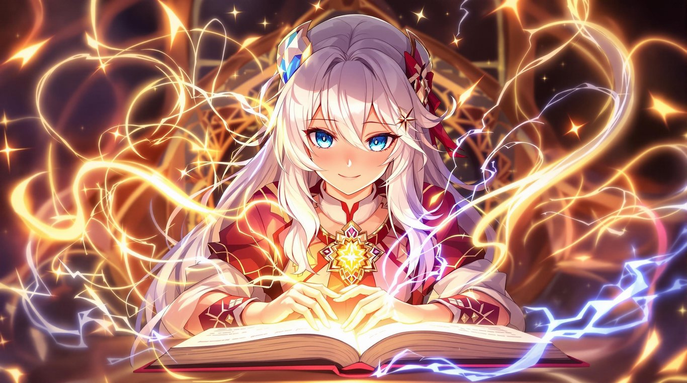 Cover art for Lunacaria Magic Academy, a magic scenario on AI Dungeon