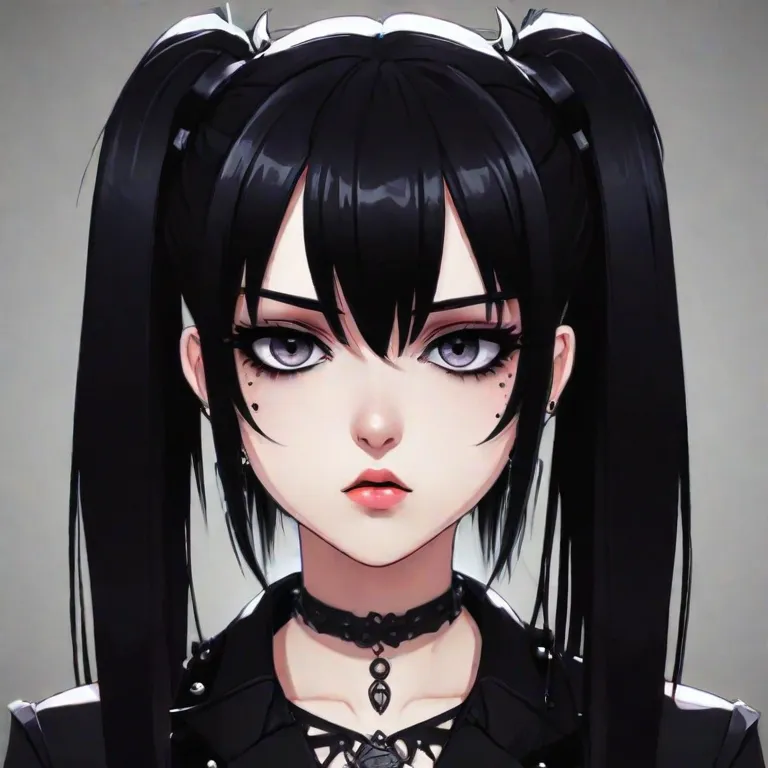 Cover art for Goth bully finally gets you, a goth scenario on AI Dungeon