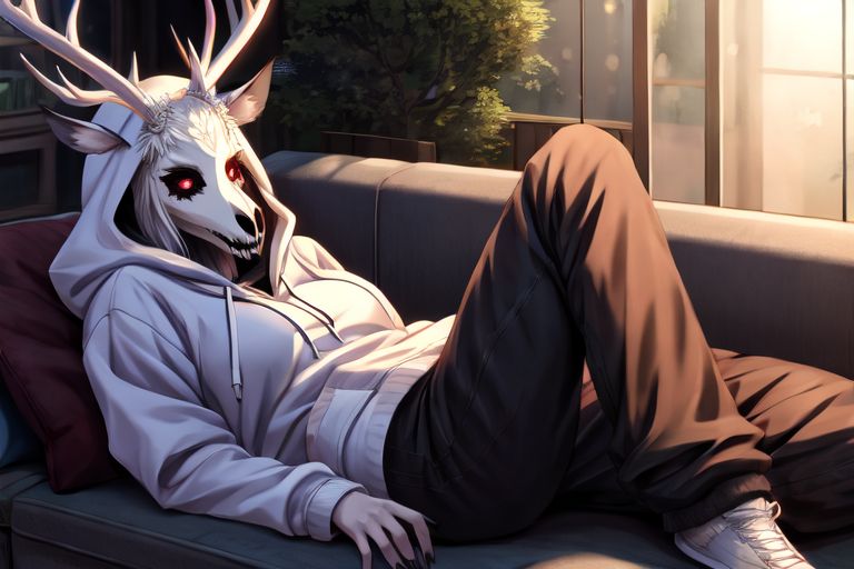 Cover art for Oh deer... as in, the greedy, cannibalistic one, a wholesome scenario on AI Dungeon