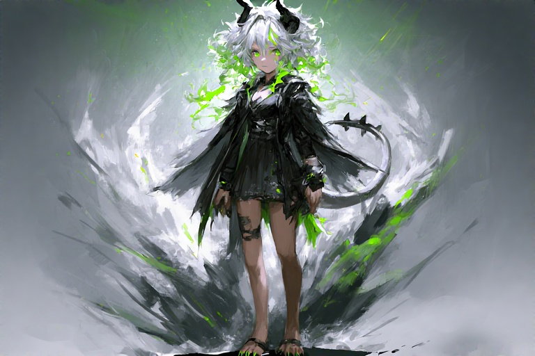 Cover art for Demon of Envy: Etain, a demon scenario on AI Dungeon