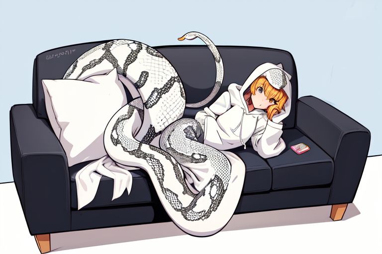 Cover art for Sssssssssup, homie!, a snake scenario on AI Dungeon