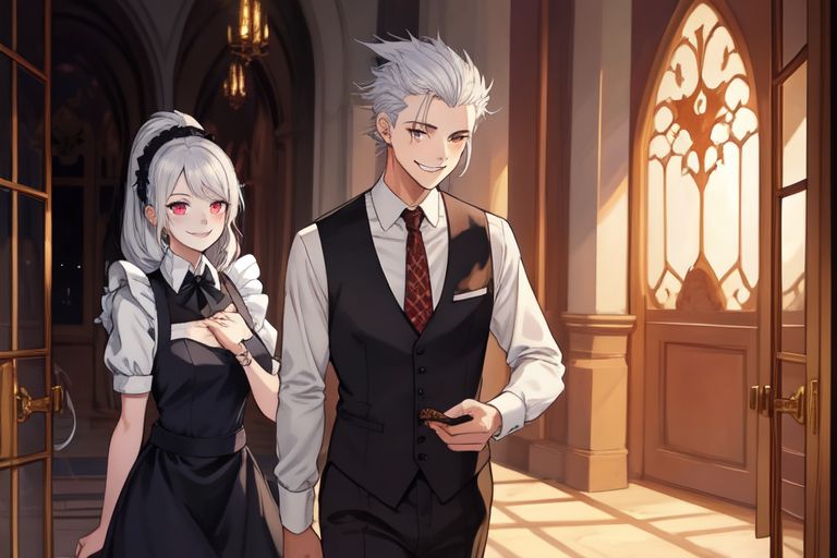 Cover art for My midnight-loyal servants, a butler scenario on AI Dungeon