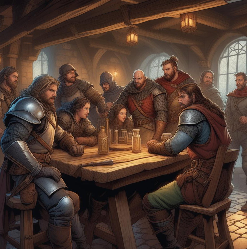 Cover art for Mercenaries Adventures on AI Dungeon